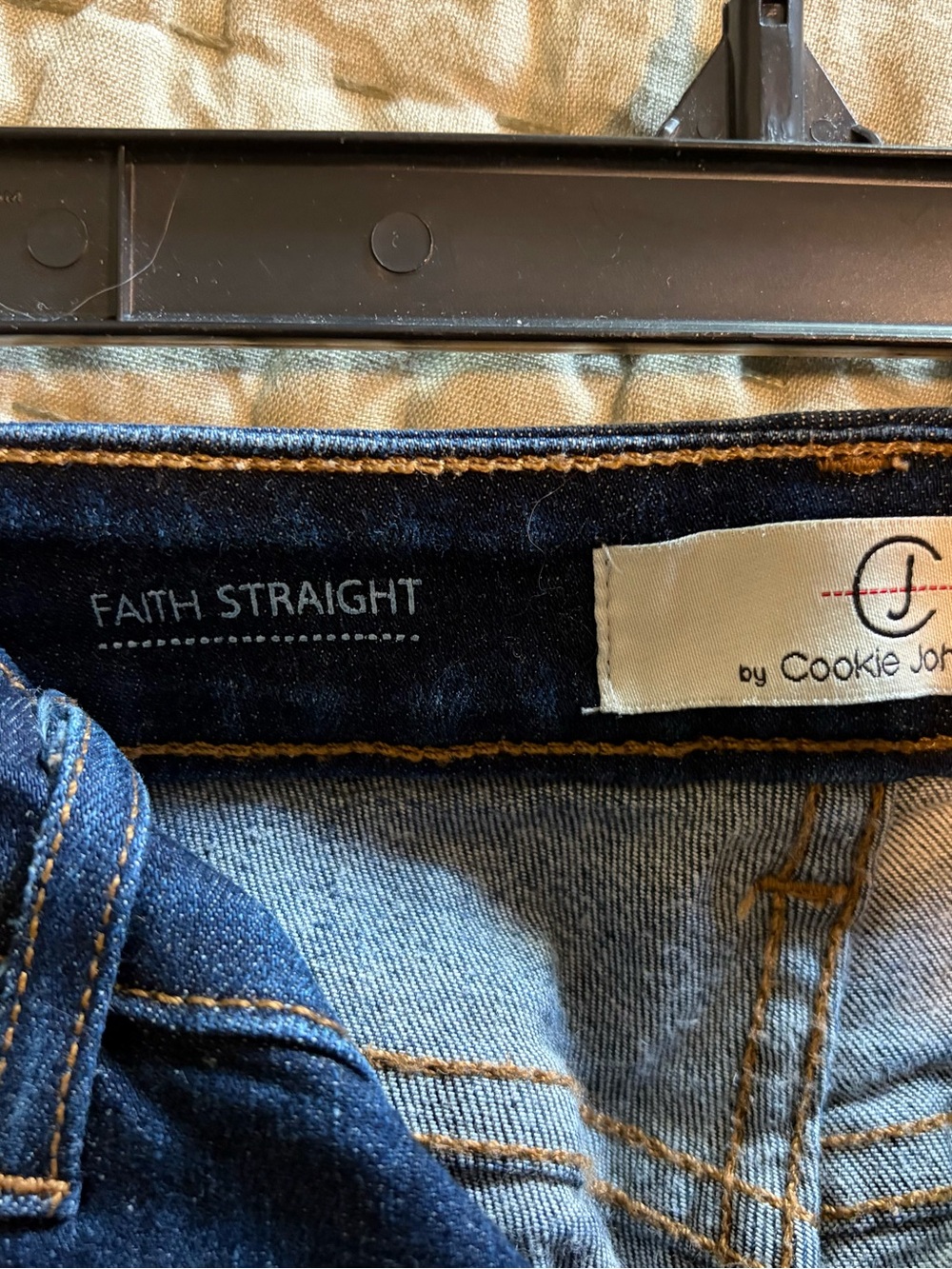 Women’s Straight Leg Jeans in Deep Indigo by C Wonder - Picture 3 of 6